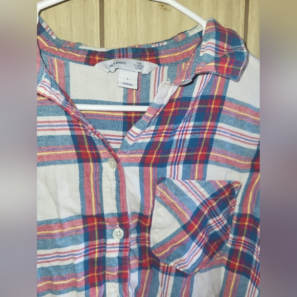 Womens Multi Color Flannel - Picture 3 of 4